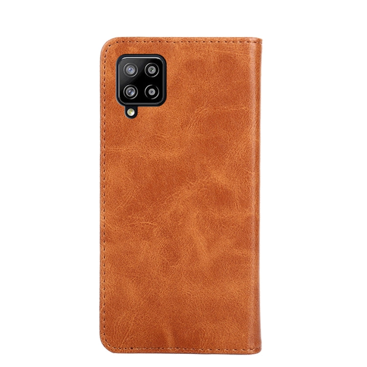 For Samsung Galaxy A42 5G Non-Magnetic Retro Texture Leather Phone Case