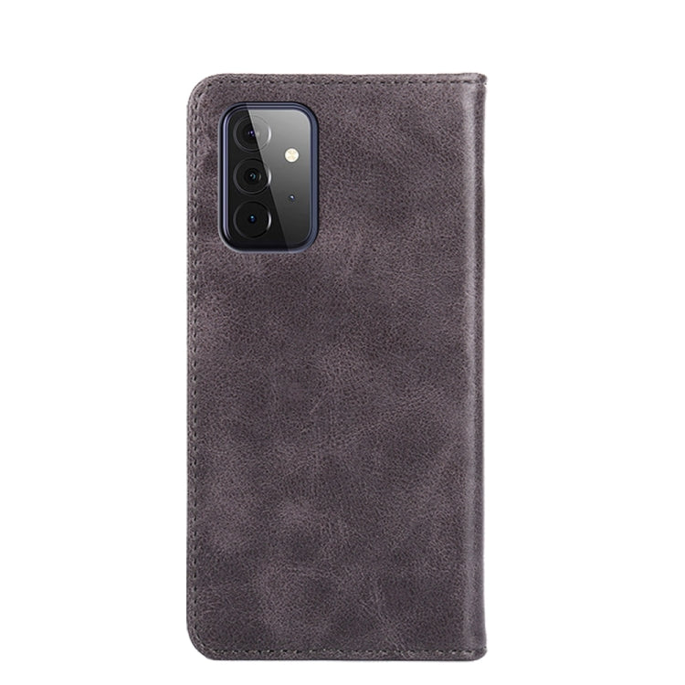 For Samsung Galaxy A72 5G / 4G Non-Magnetic Retro Texture Leather Phone Case