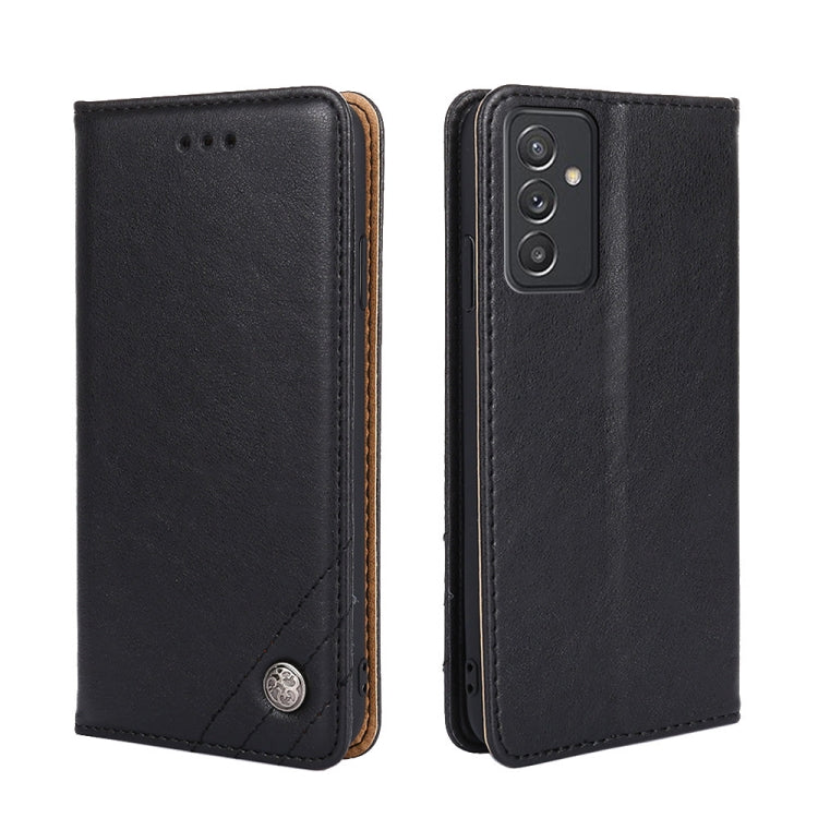 For Samsung Galaxy A82 5G / Quantum 2 Non-Magnetic Retro Texture Leather Phone Case