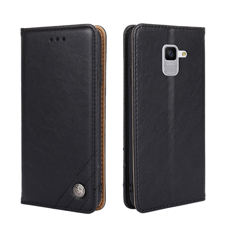 For Samsung Galaxy Feel 2 JP Version Non-Magnetic Retro Texture Leather Phone Case