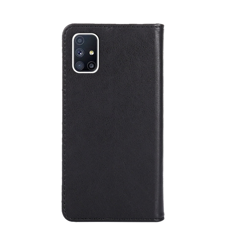 For Samsung Galaxy M51 Non-Magnetic Retro Texture Leather Phone Case