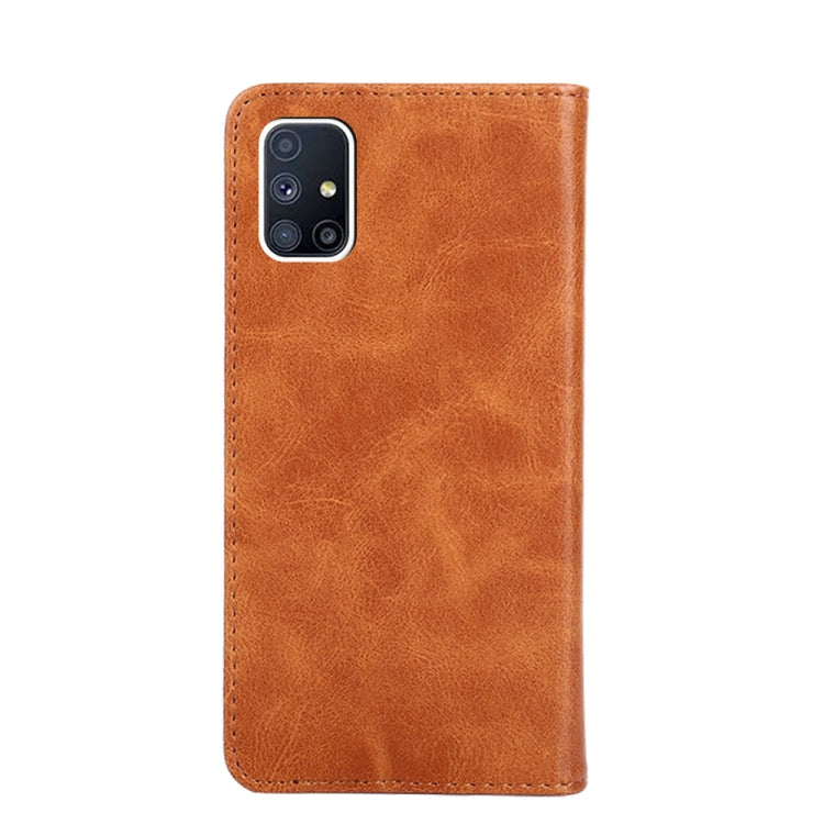 For Samsung Galaxy M51 Non-Magnetic Retro Texture Leather Phone Case