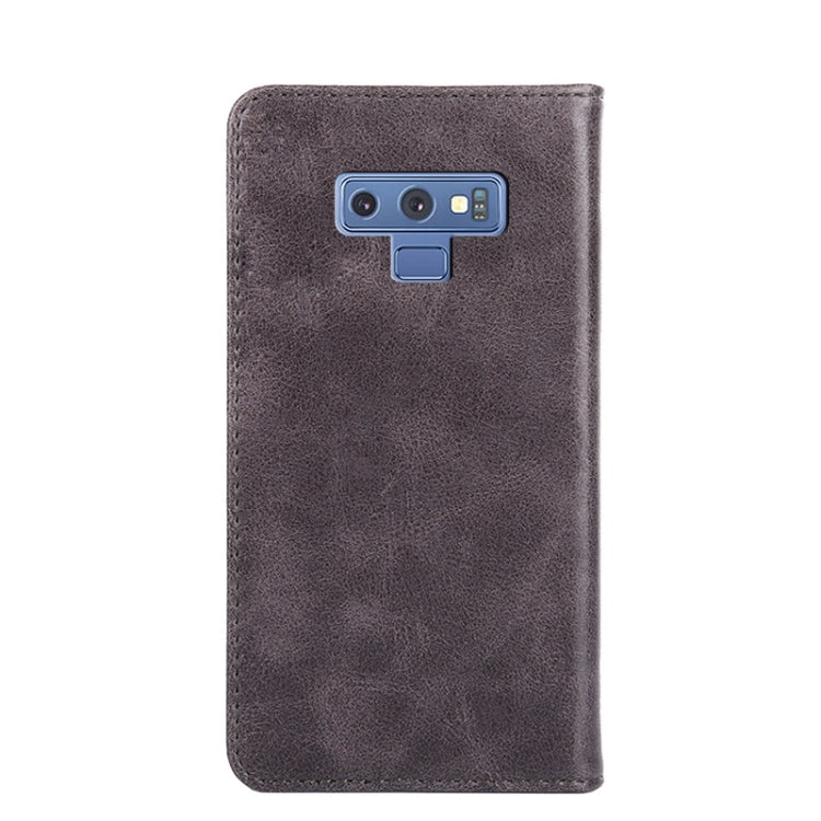 For Samsung Galaxy Note9 Non-Magnetic Retro Texture Leather Phone Case