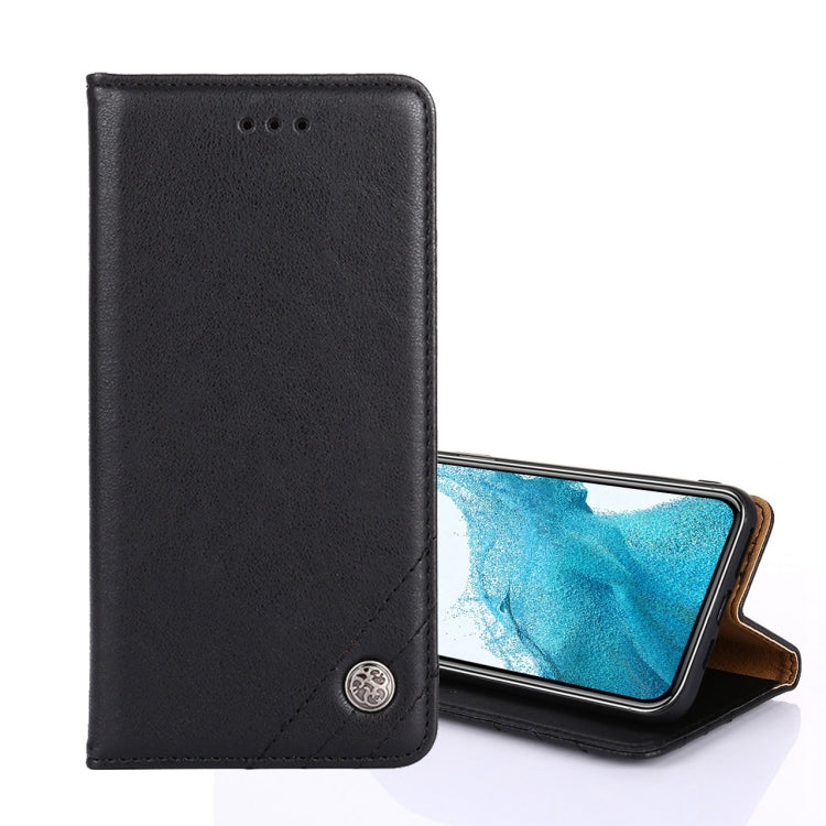 For Samsung Galaxy S21+ 5G Non-Magnetic Retro Texture Leather Phone Case
