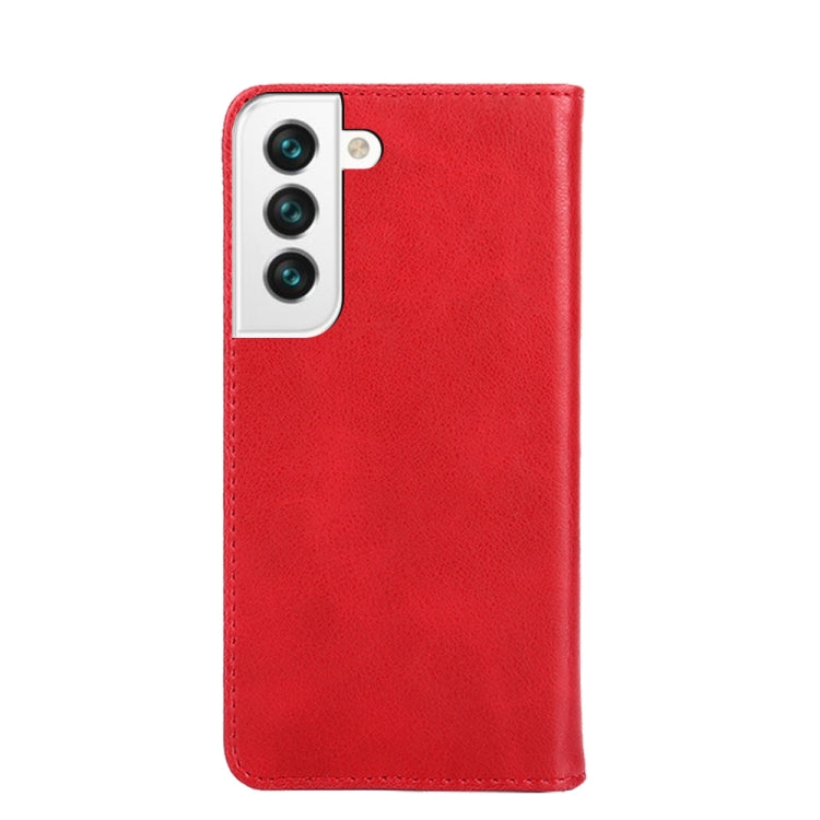 For Samsung Galaxy S21+ 5G Non-Magnetic Retro Texture Leather Phone Case