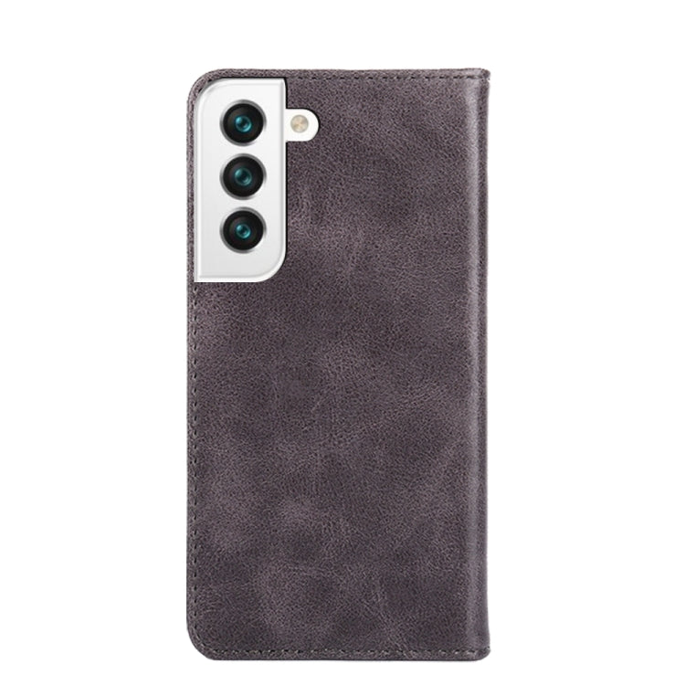 For Samsung Galaxy S21+ 5G Non-Magnetic Retro Texture Leather Phone Case