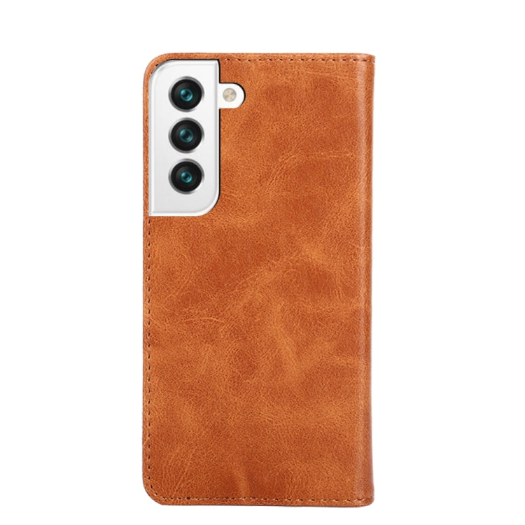 For Samsung Galaxy S21+ 5G Non-Magnetic Retro Texture Leather Phone Case