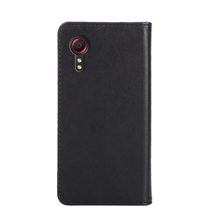For Samsung Galaxy Xcover 5 Non-Magnetic Retro Texture Leather Phone Case