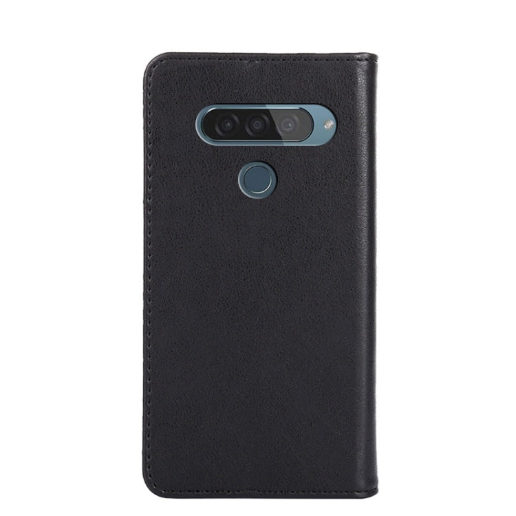For LG G8S ThinQ Non-Magnetic Retro Texture Horizontal Flip Leather Phone Case
