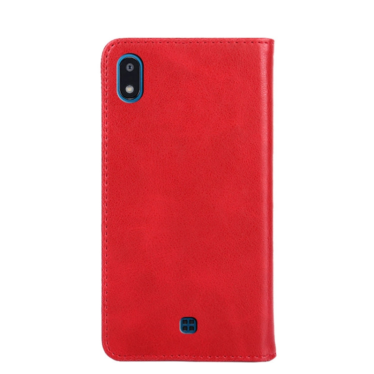 For LG K20 2019 Non-Magnetic Retro Texture Horizontal Flip Leather Phone Case