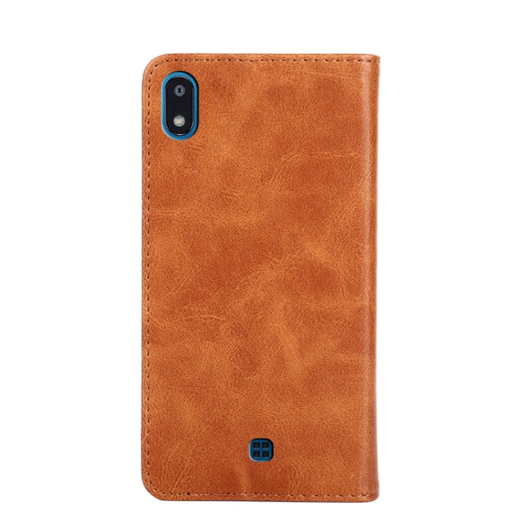For LG K20 2019 Non-Magnetic Retro Texture Horizontal Flip Leather Phone Case