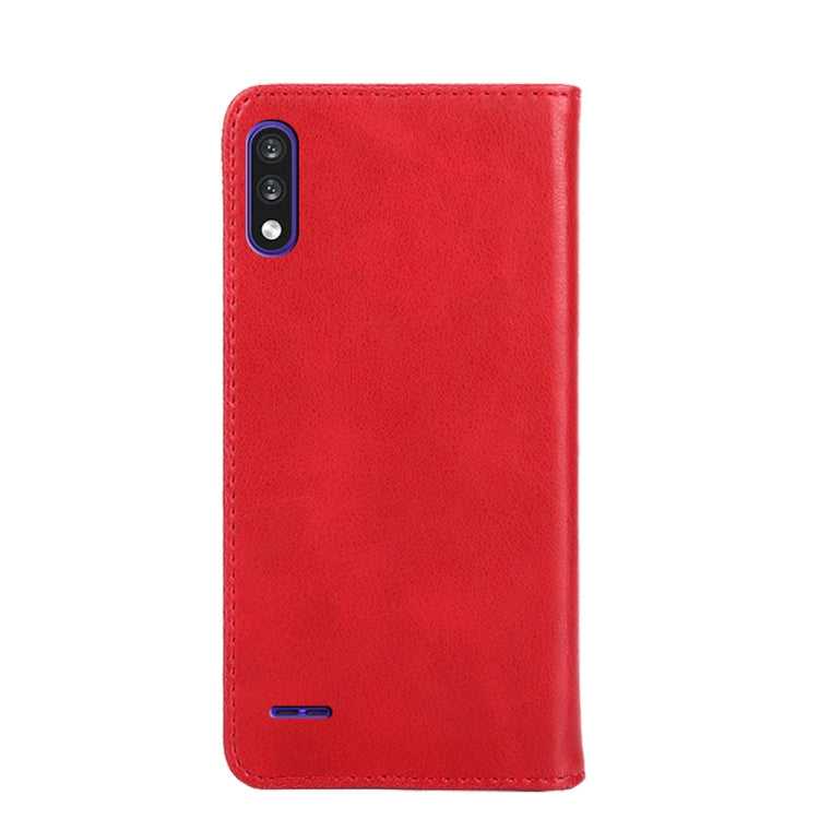 For LG K22 Non-Magnetic Retro Texture Horizontal Flip Leather Phone Case