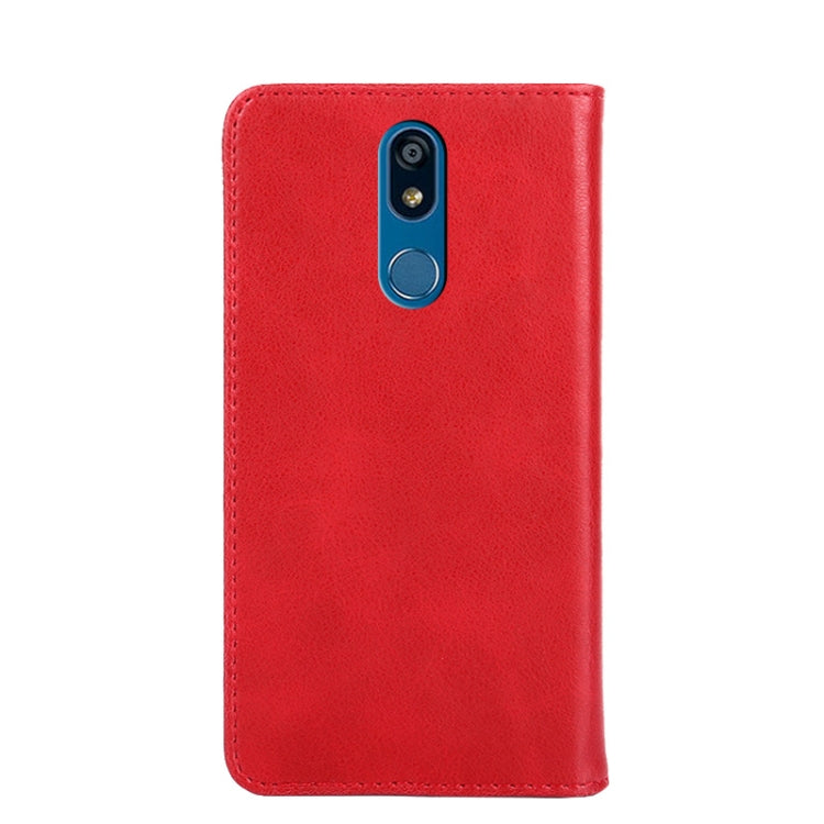 For LG K40 Non-Magnetic Retro Texture Horizontal Flip Leather Phone Case