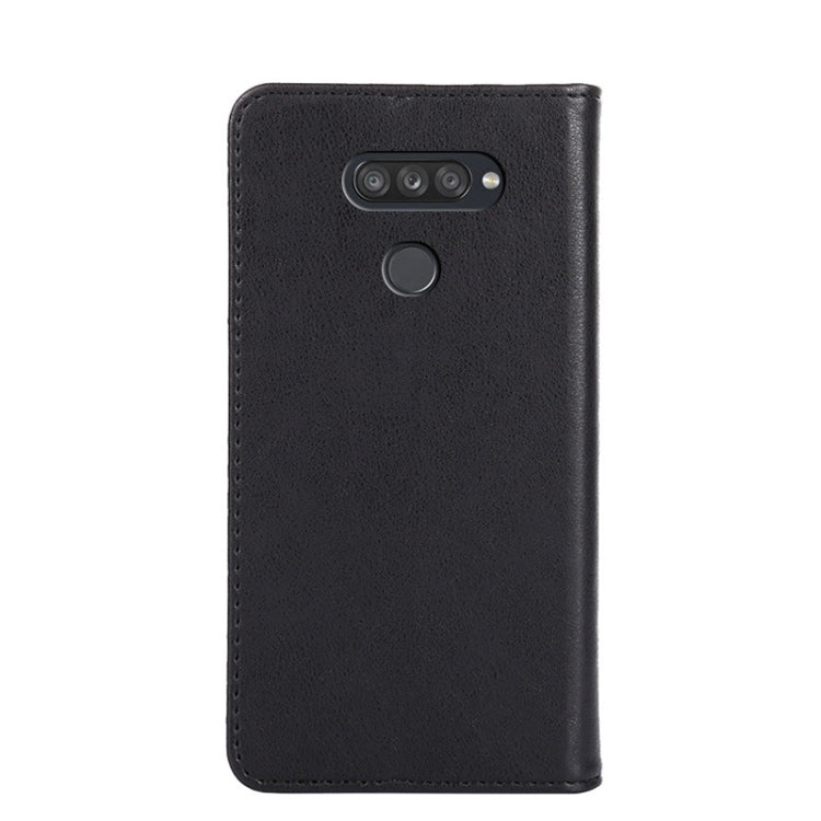 For LG K50S Non-Magnetic Retro Texture Horizontal Flip Leather Phone Case