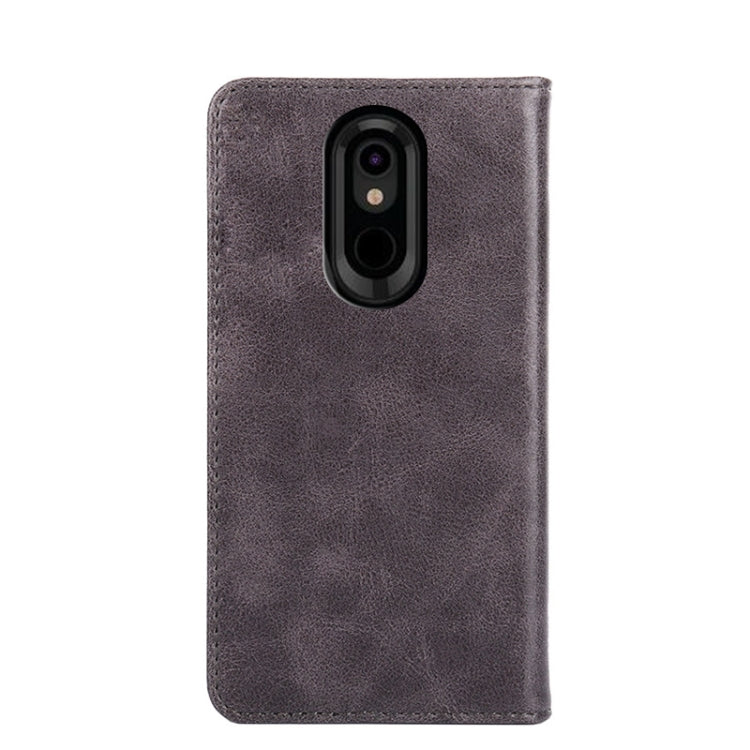 For LG Stylo 5 Non-Magnetic Retro Texture Horizontal Flip Leather Phone Case