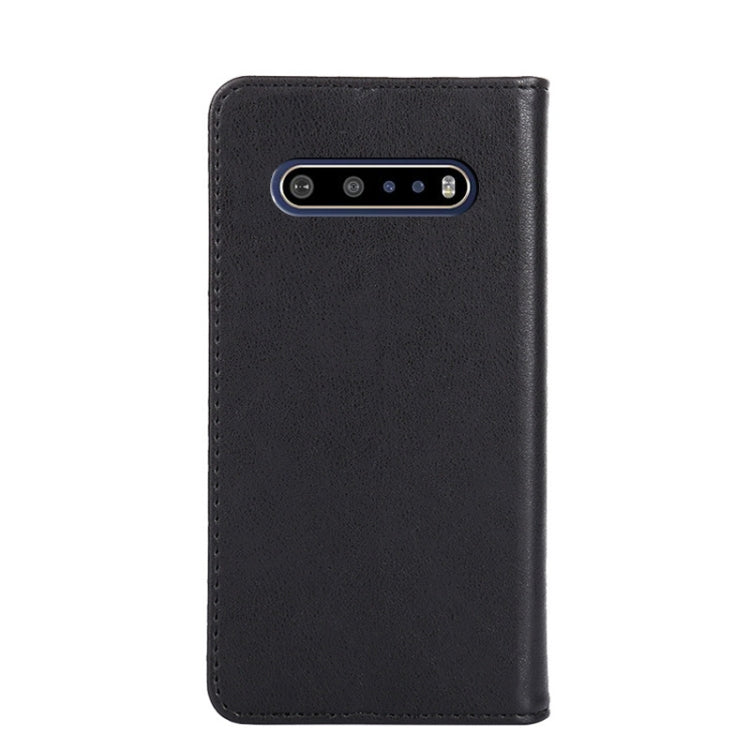 For LG V60 ThinQ 5G Non-Magnetic Retro Texture Horizontal Flip Leather Phone Case