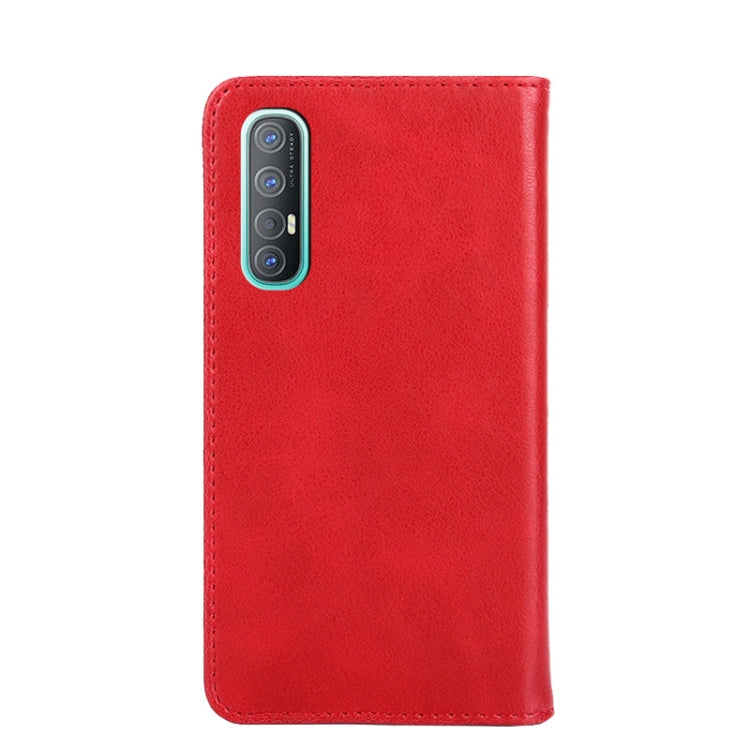 For OPPO Reno3 Pro 5G / Find X2 Neo Foreign Version Non-Magnetic Retro Texture Horizontal Flip Leather Phone Case