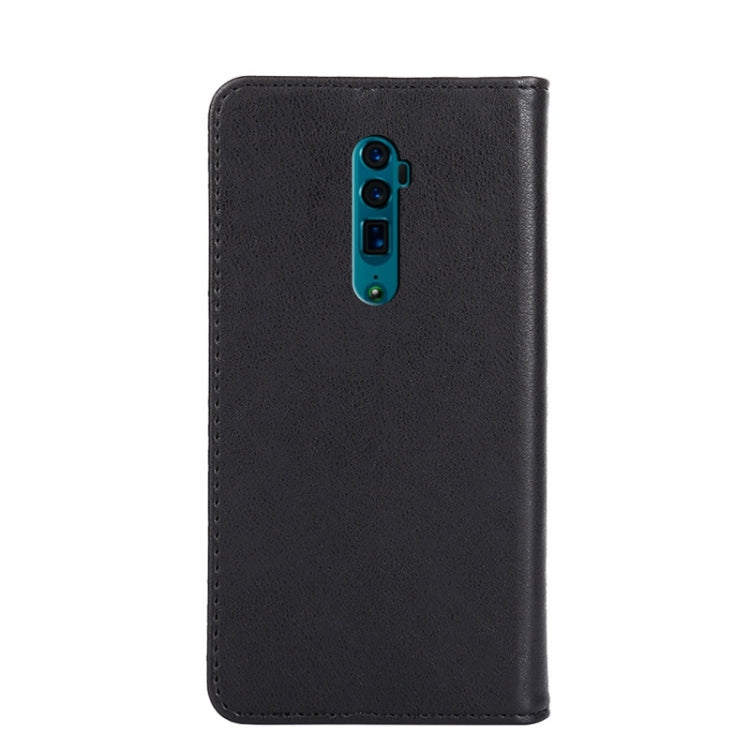 For OPPO Reno 10x Zoom / Reno 5G Non-Magnetic Retro Texture Horizontal Flip Leather Phone Case