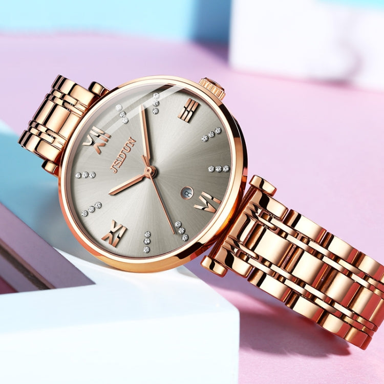 JIN SHI DUN 6533 Women Fashion Waterproof Ultra-thin Quartz Watch