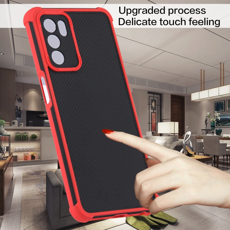 For OPPO A16/A16s/A53s 5G/A55 5G Eagle Eye Armor Dual-color TPU + PC Phone Case