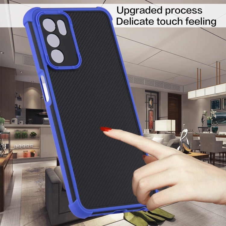 For OPPO A16/A16s/A53s 5G/A55 5G Eagle Eye Armor Dual-color TPU + PC Phone Case