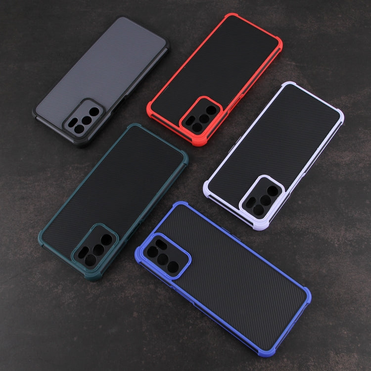 For OPPO A16/A16s/A53s 5G/A55 5G Eagle Eye Armor Dual-color TPU + PC Phone Case