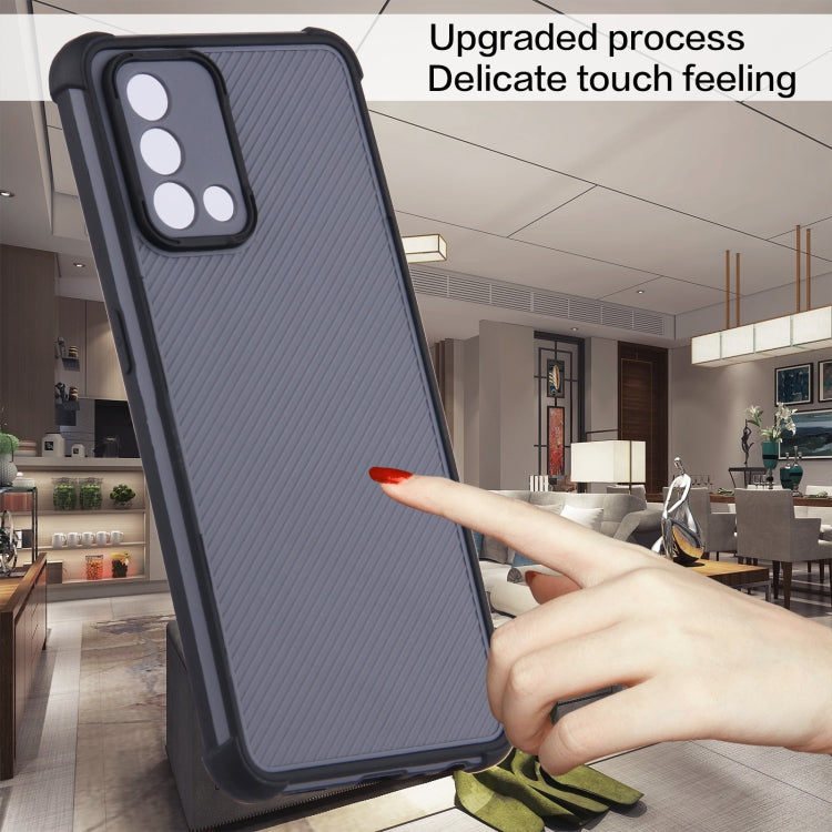 For OPPO A74 / F19 4G Eagle Eye Armor Dual-color TPU + PC Phone Case