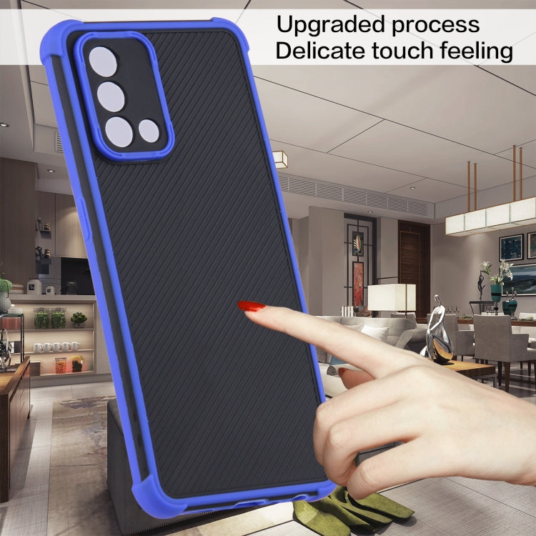 For OPPO A74 / F19 4G Eagle Eye Armor Dual-color TPU + PC Phone Case