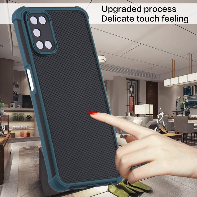 For OPPO A92 / A52 / A72 Eagle Eye Armor Dual-color TPU + PC Phone Case