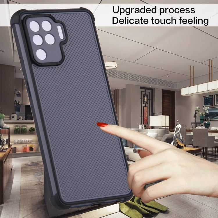 For OPPO A94 / F19 Pro Eagle Eye Armor Dual-color TPU + PC Phone Case