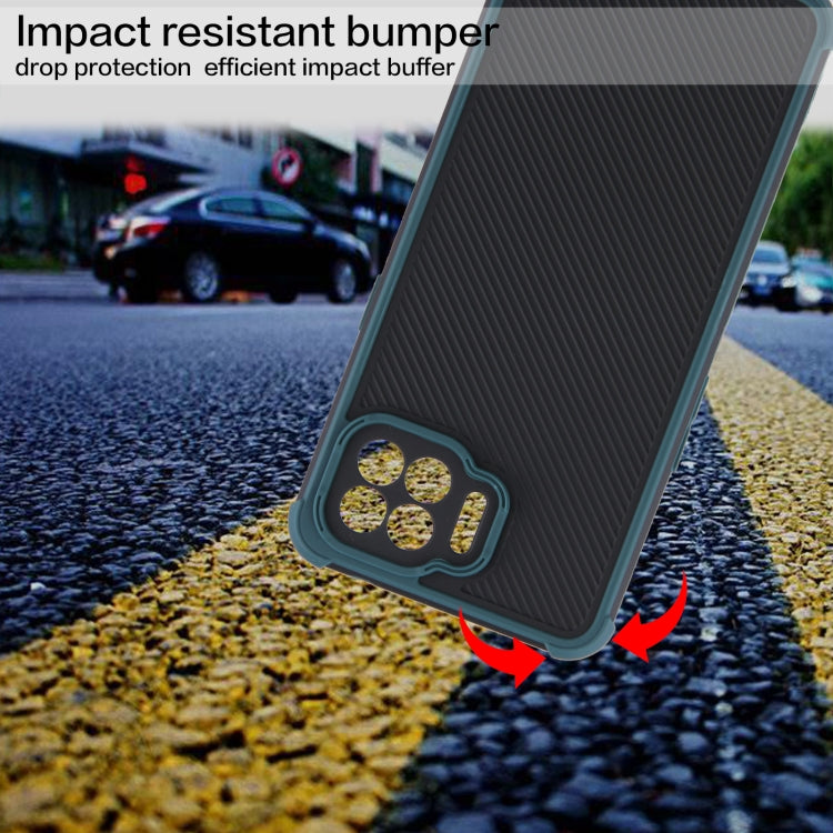 For OPPO F17 Pro / A93 / Reno4 F Eagle Eye Armor Dual-color TPU + PC Phone Case