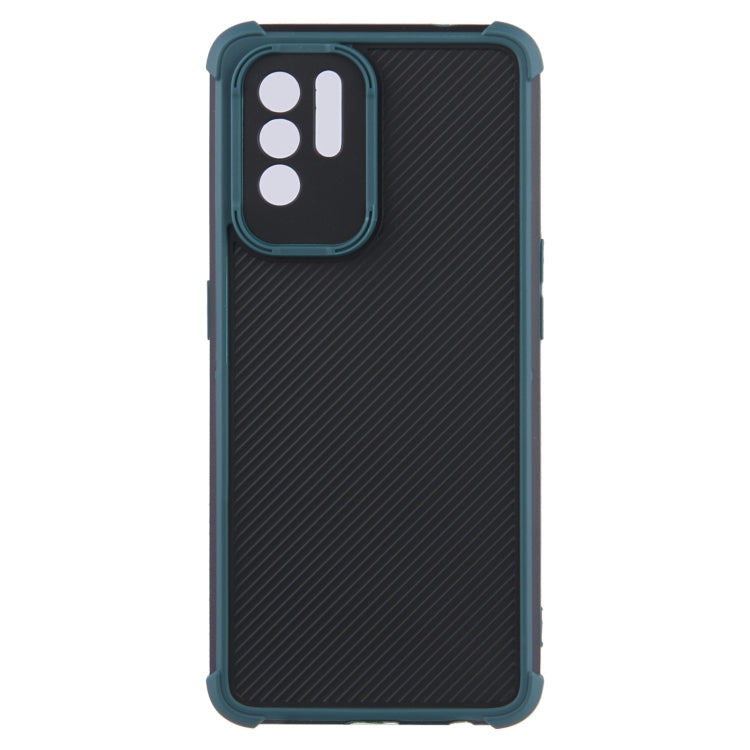 For OPPO F19 Pro+ 5G/Reno5 Z 5G/A94 5G/Reno6 Z Eagle Eye Armor Dual-color TPU + PC Phone Case