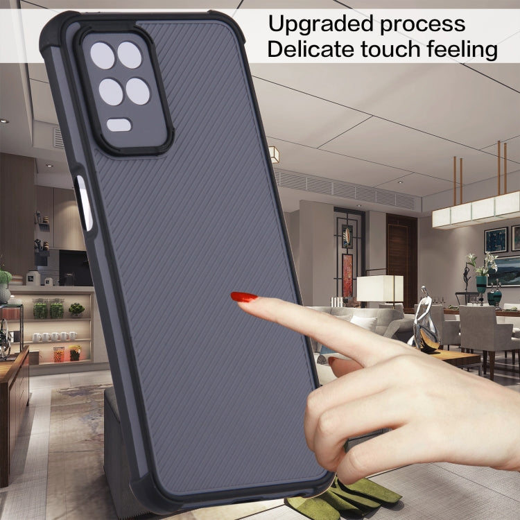 For OPPO Realme 8 5G/V13 5G/Narzo 30 5G Eagle Eye Armor Dual-color TPU + PC Phone Case