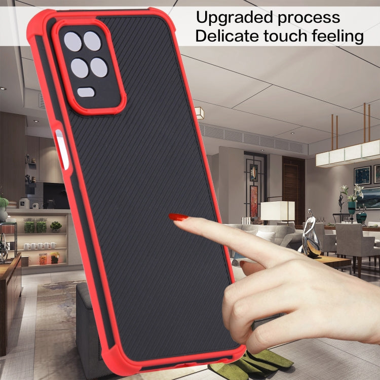 For OPPO Realme 8 5G/V13 5G/Narzo 30 5G Eagle Eye Armor Dual-color TPU + PC Phone Case