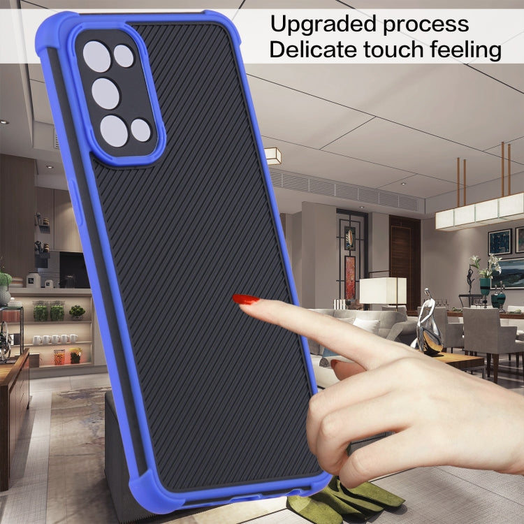 For OPPO Reno5 Eagle Eye Armor Dual-color TPU + PC Phone Case