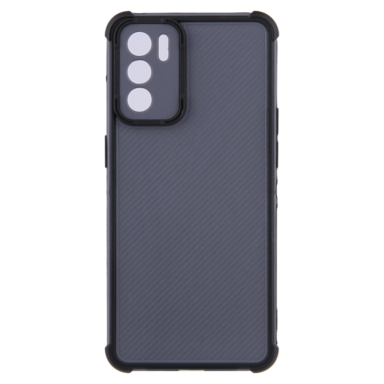 For OPPO Reno6 5G Eagle Eye Armor Dual-color TPU + PC Phone Case