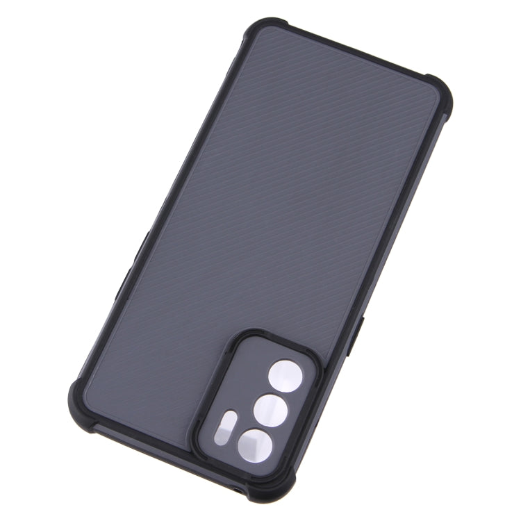 For OPPO Reno6 5G Eagle Eye Armor Dual-color TPU + PC Phone Case