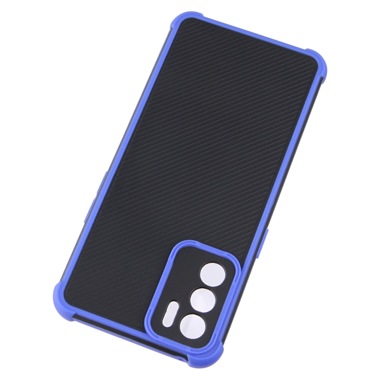 For OPPO Reno6 5G Eagle Eye Armor Dual-color TPU + PC Phone Case