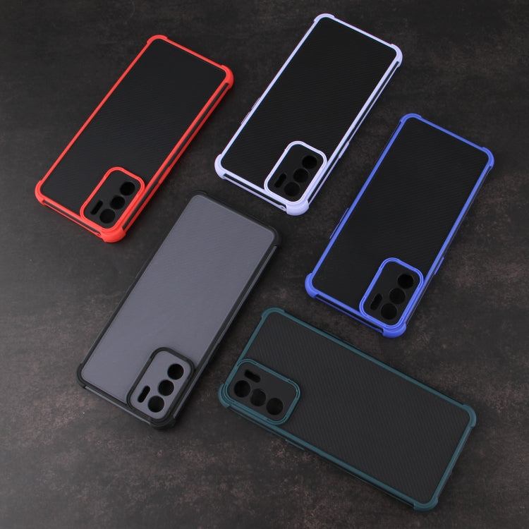 For OPPO Reno6 5G Eagle Eye Armor Dual-color TPU + PC Phone Case