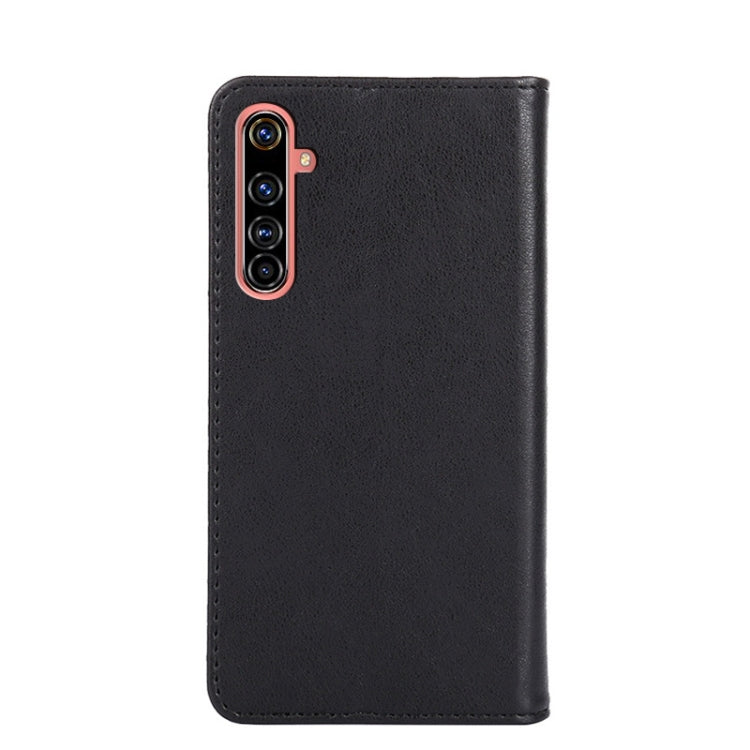 For OPPO Realme X50 Pro 5G Non-Magnetic Retro Texture Horizontal Flip Leather Phone Case