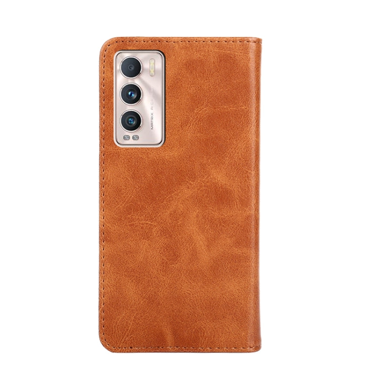 For OPPO Realme GT Explorer Master Non-Magnetic Retro Texture Horizontal Flip Leather Phone Case