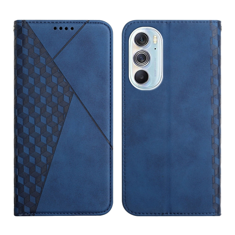 For Motorola Edge X30 Diamond Splicing Skin Feel Magnetic Leather Phone Case