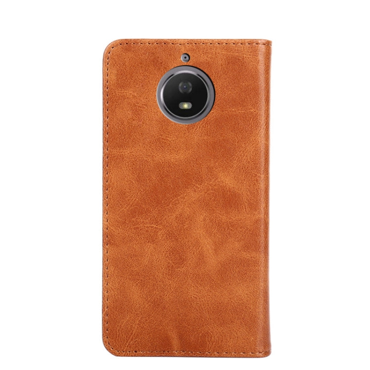 For Motorola Moto G5S Plus Non-Magnetic Retro Texture Horizontal Flip Leather Case with Holder & Card Slots & Wallet
