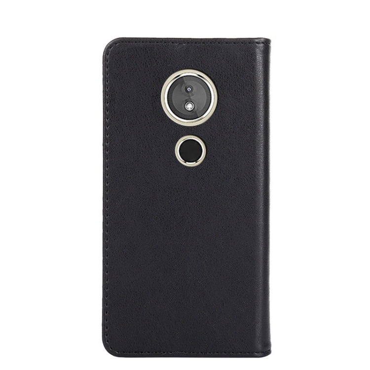 For Motorola Moto E5 Non-Magnetic Retro Texture Horizontal Flip Leather Case with Holder & Card Slots & Wallet