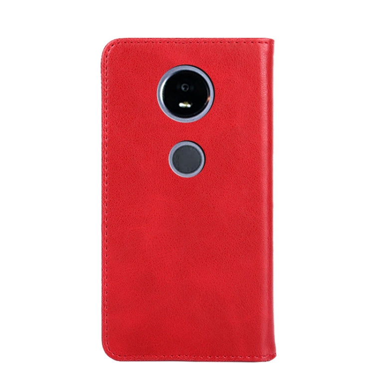 For Motorola Moto E5 Play Non-Magnetic Retro Texture Horizontal Flip Leather Case with Holder & Card Slots & Wallet