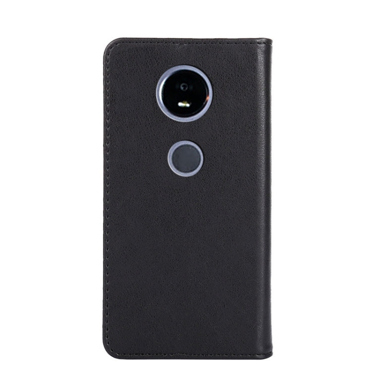 For Motorola Moto E5 Play Non-Magnetic Retro Texture Horizontal Flip Leather Case with Holder & Card Slots & Wallet