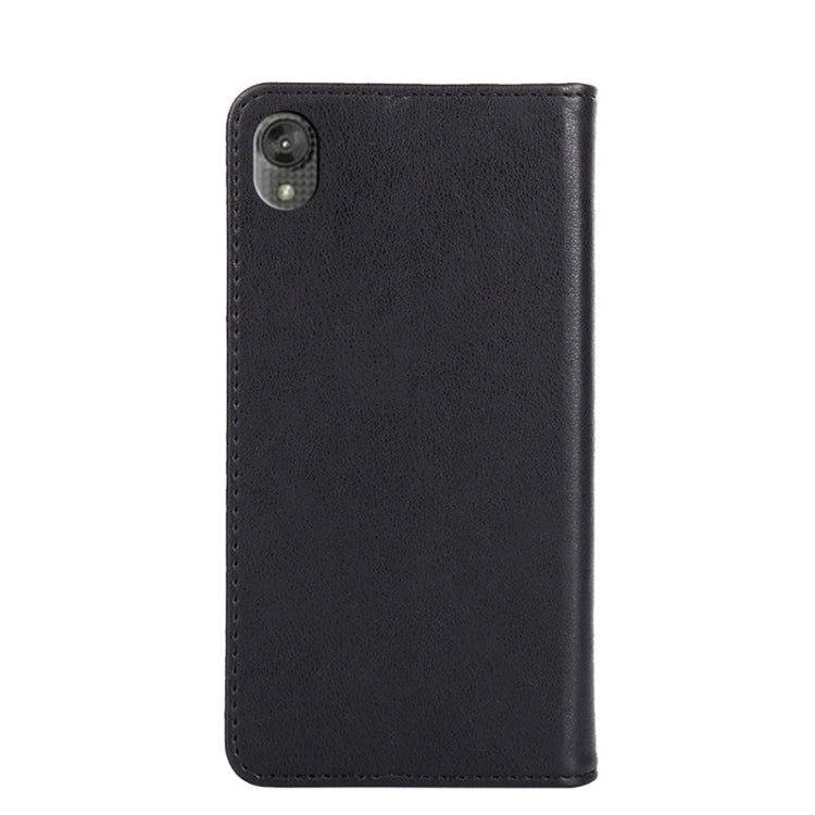 For Motorola Moto E6 Non-Magnetic Retro Texture Horizontal Flip Leather Case with Holder & Card Slots & Wallet