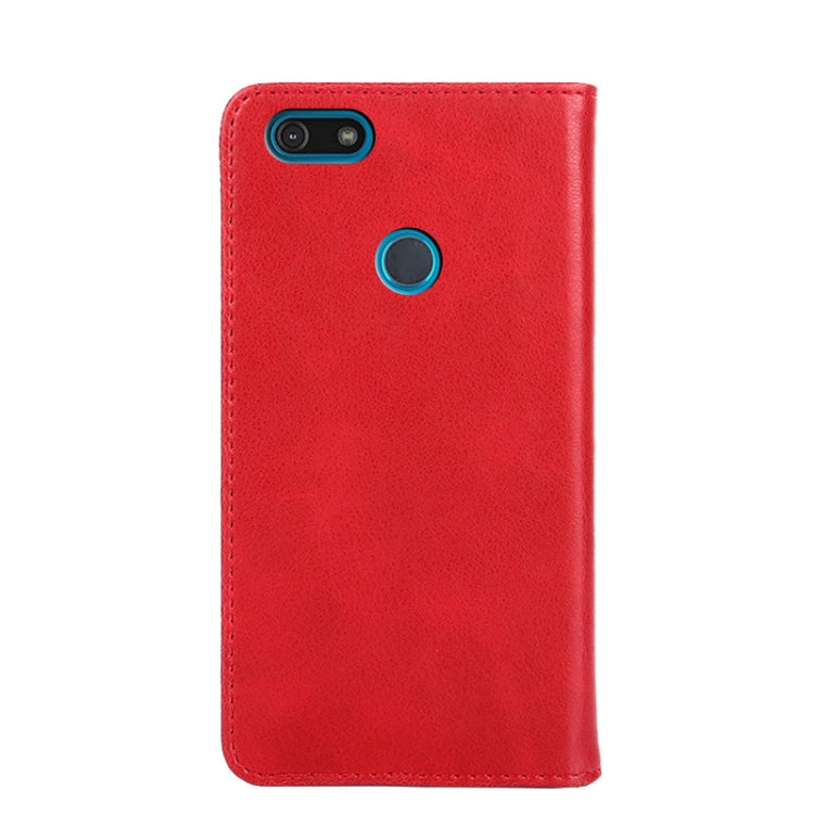 For Motorola Moto E6 Play Non-Magnetic Retro Texture Horizontal Flip Leather Case with Holder & Card Slots & Wallet