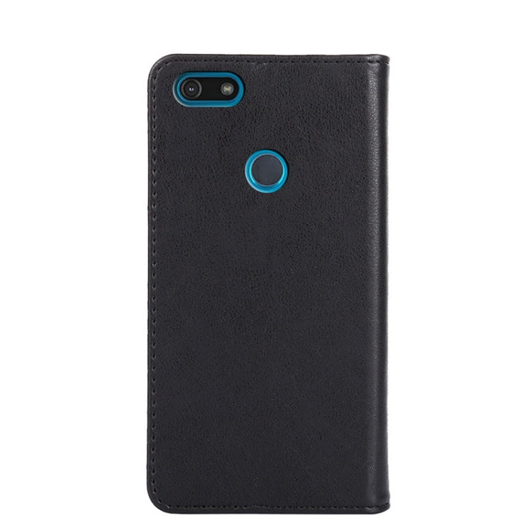 For Motorola Moto E6 Play Non-Magnetic Retro Texture Horizontal Flip Leather Case with Holder & Card Slots & Wallet