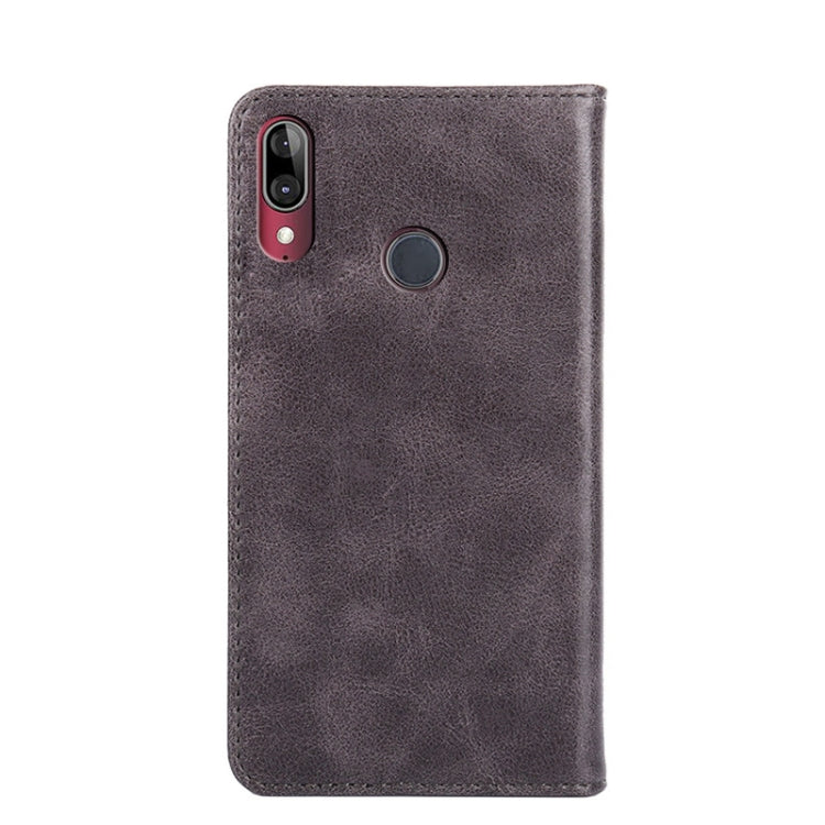 For Motorola Moto E6 Plus Non-Magnetic Retro Texture Horizontal Flip Leather Case with Holder & Card Slots & Wallet